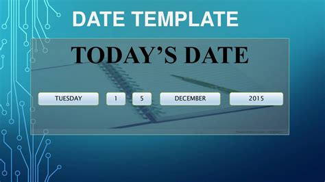 Date Powerpoint Template Slidevilla