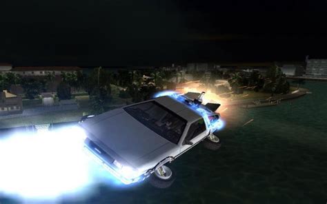 Bttf Flying Delorean Image Back To The Future Hill Valley Mod For