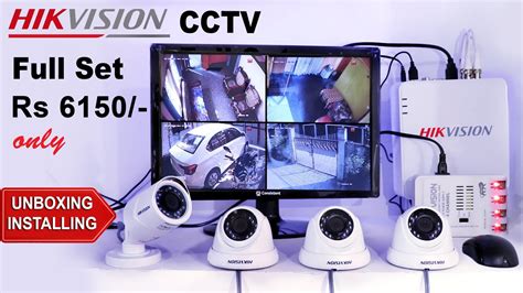 Affordable Cctv Camera Set For Home For Shop Hikvision CCTV Combo