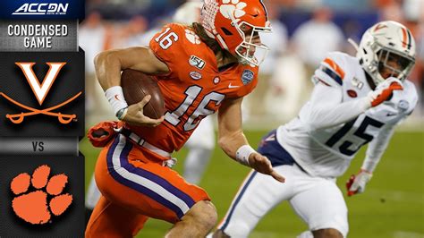 Virginia Vs Clemson Tigers ACC Championship Condensed Game ACC