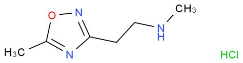 N Methyl 2 5 methyl 1 2 4 oxadiazol 3 yl ethanamine hydrochloride 上海源叶