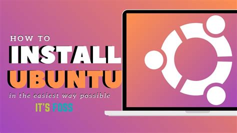 How to Install Ubuntu in the Simplest Possible Way - YouTube