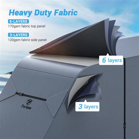 Fonzier Heavy Duty 6 Layers Class C Rv Cover For 23 26