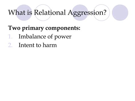 PPT - Relational Aggression PowerPoint Presentation, free download - ID:4657567