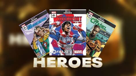 FIFA 23 FUT Heroes em crossover a Marvel são revelados