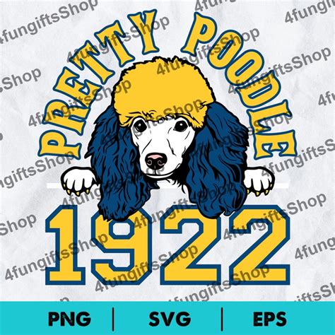 Sgrho 1922 Sorority Pretty Poodle Includes EPS SVG PNG Digital