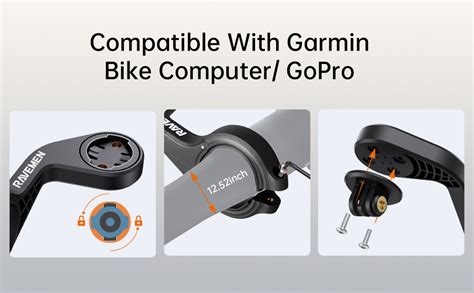 RAVEMEN AOM01 Supporto Compatibile Con Garmin COOSPO CYCPLUS IGPSPORT