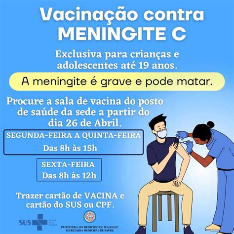 Prefeitura Municipal de Itaguaçu VACINAÇÃO CONTRA MENINGITE C