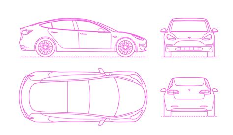 Tesla Model S Dimensions Drawings Dimensions