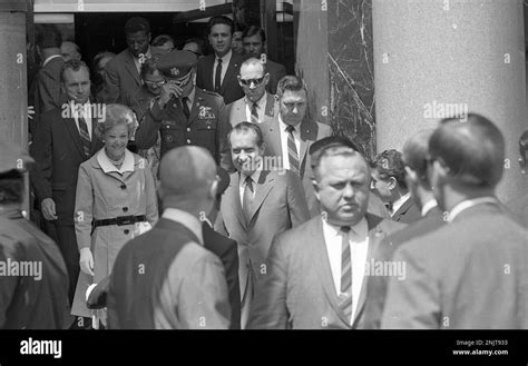 President Richard Nixon Visits San Francisco And Stays At The St Francis July 23 1969 The