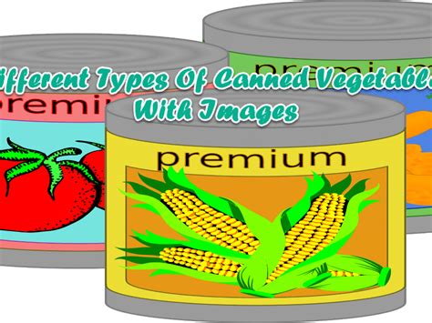 Canned Vegetables Clipart