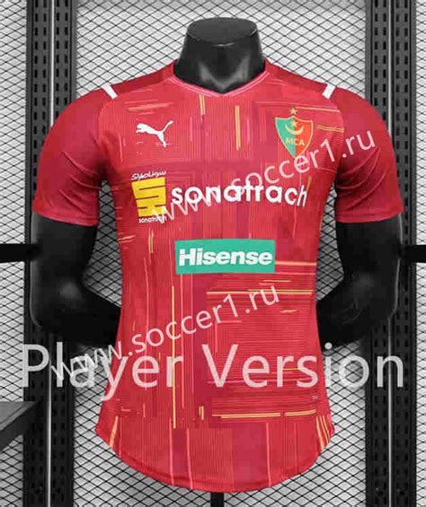 Player Version 2023 2024 Mouloudia Club D Alger Red Thailand Soccer