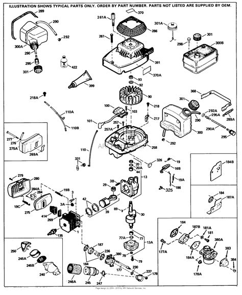 Tecumseh TC200-2106 Parts Diagram for Engine Parts List