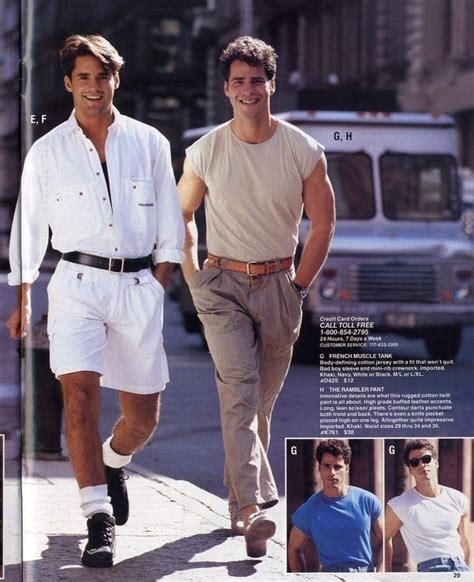 La Flamante Moda 80s Hombres Moda Y Estilo