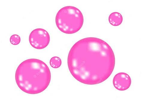 Pink Bubbles Vector