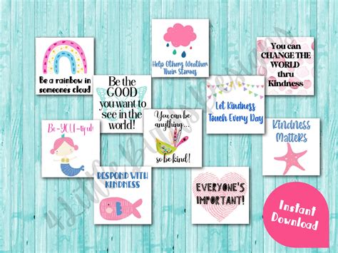 Random Acts Of Kindness Note Cards