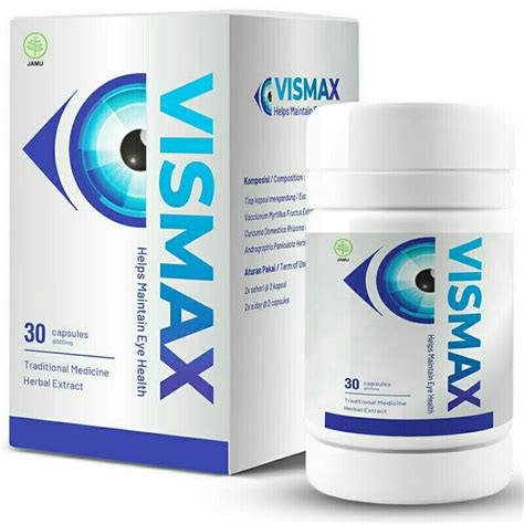 Jual VISMAX Obat Mata Rabun Minus Katharak Silinder Original Shopee