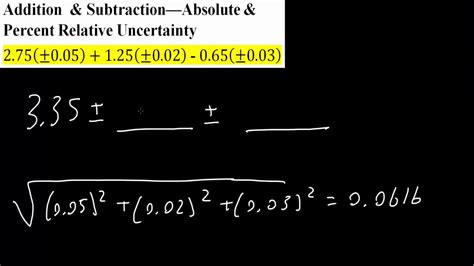 Percent Uncertainty Vs Absolute Uncertainty - Topic 1realm of physics ...