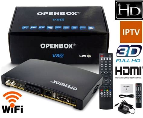 OPENBOX V8S HDTV Satelliten Receiver HDMI SCART USB PVR Ready Ethernet