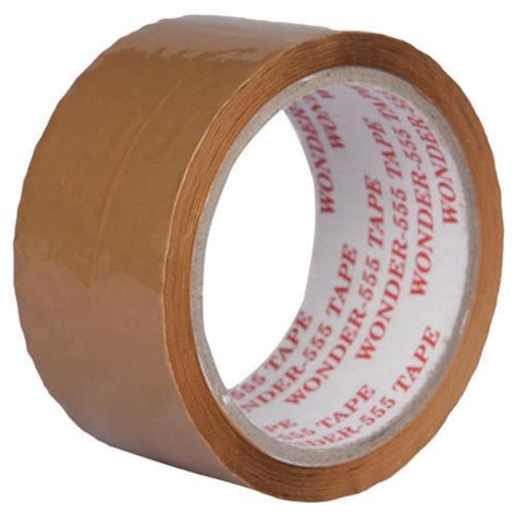 Brown Cello Tape For Packing 4 Inch 65 Meter BOPP Self Adhesive