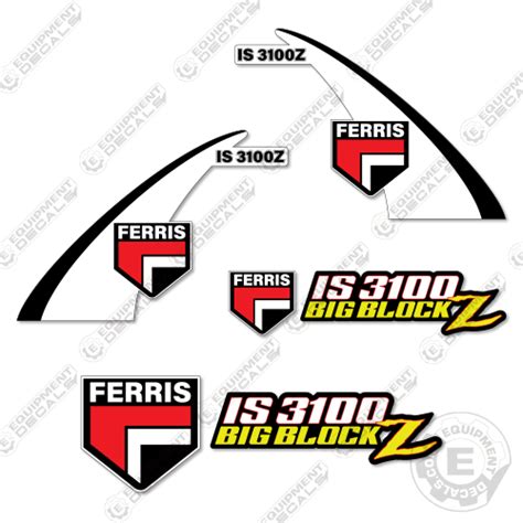 Fits Ferris Is3100z Decal Kit Mower Equipment Decals