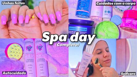 SPA DAY COMPLETÃO cuidados o corpo hidratação no cabelo unhas