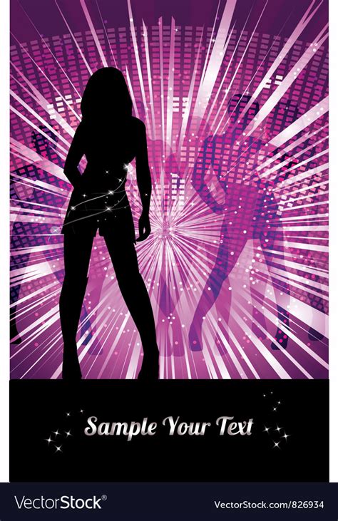 Disco background Royalty Free Vector Image - VectorStock