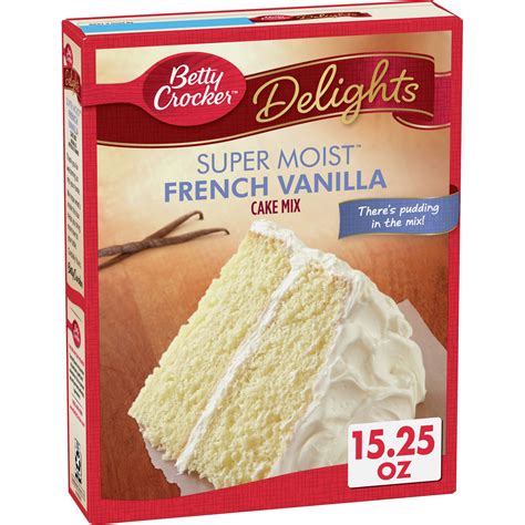 Betty Crocker Super Moist French Vanilla Cake Mix 1525 Oz