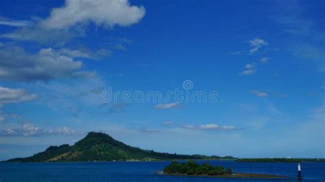 dramatic sky  sunda straits stock image image  ship strait