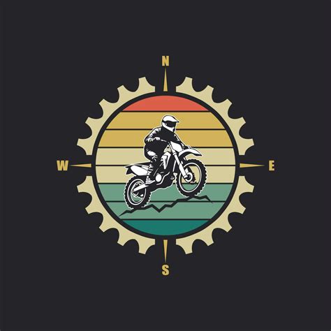 motocross badge emblem patch sign logo motocross design vector sticker ...