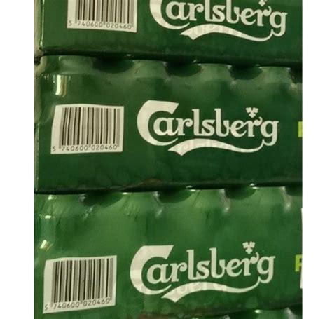 carlsberg Beer 24x green label, Food & Drinks, Alcoholic Beverages on ...