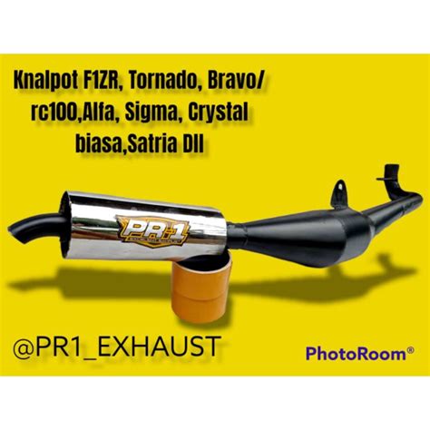 Jual Knalpot Fizr Tornado Bravo Alfa Satria Sigma Crystal Biasa Dll