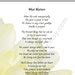 What Matters For Hersympathy Poem Remembrance Poem Memory Poem