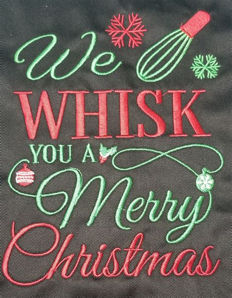 We Whisk You A Merry Christmas Towel Christmas Towel Hand Towel Bath