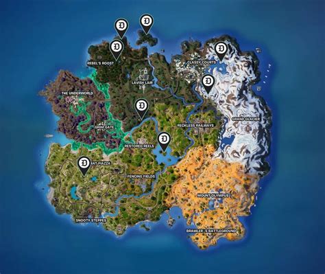 Where Are The Campfires In Fortnite All Campfire Locations