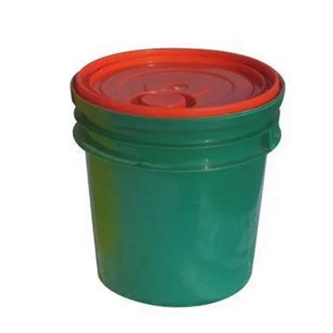 Hdpe Plastic Plain Round Grease Plastic Container Capacity Kg