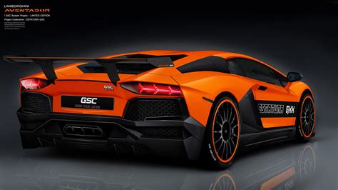 Orange Lamborghini Aventador Supercar Wallpapers - Wallpaper Cave