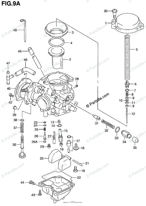 Suzuki ATV 2001 OEM Parts Diagram for CARBURETOR (MODEL Y/K1 ...