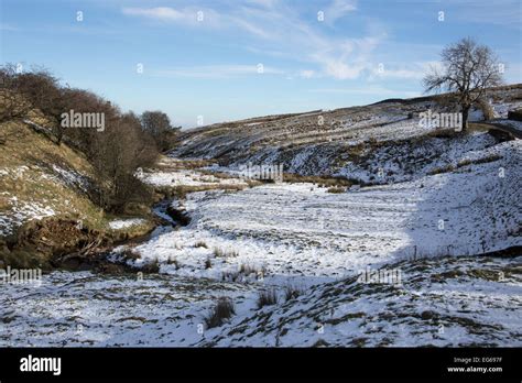 Coverdale In Winter Yorkshire Dales Stock Photo Alamy