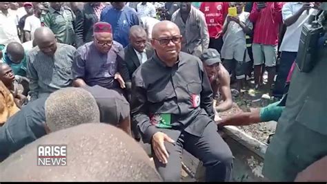 Peter Obi Suspends Campaign To Visit Flood Victims Youtube