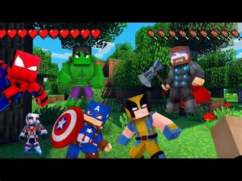 Saiu A V Do Melhor Addon Mod De Vingadores Para Minecraft Youtube