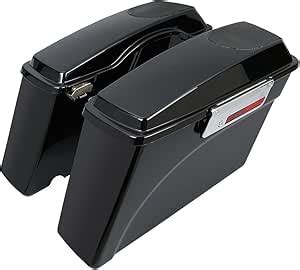 Amazon SLMOTO Hard Saddlebag Saddle Bags W 5x7 Speaker Grill Lids