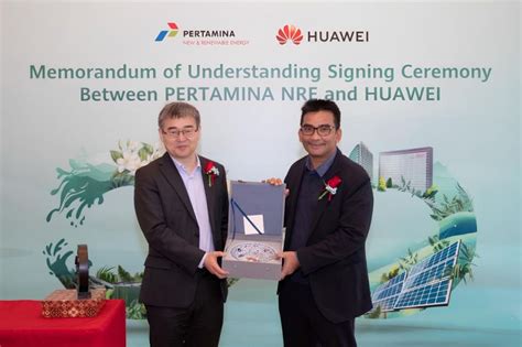 Pertamina Nre Gandeng Huawei Dalam Pengembangan Ebt Dan Smart Grid