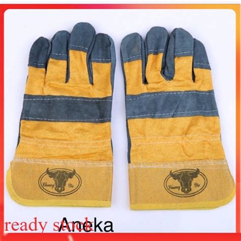 10” Heavy Duty Welding Glove Sarung Tangan Welding Kulit Semi