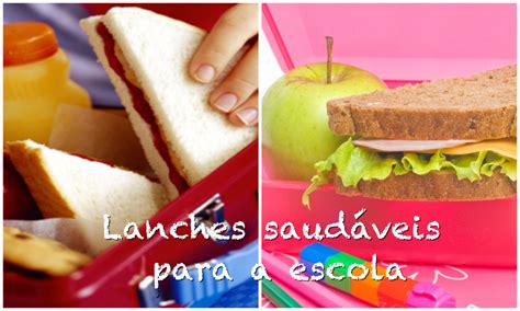 Nos E Agora Lanches Saud Veis Para A Escola