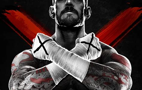 Wallpaper tattoo, wrestler, bandages, CM Punk, NeoGAF, WWE '13, Phillip ...