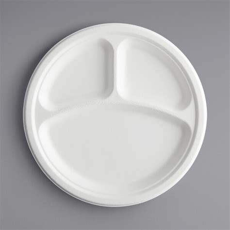 Ecochoice Compostable No Pfas Added Bamboo Bagasse Plate