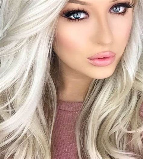 Platinum Blonde Hairstyle Ideas For A Glamorous Ice Blonde