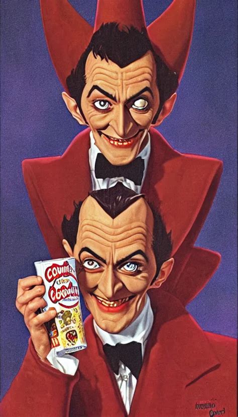 Count Chocula Cereal 1 9 8 9 Portrait By Jean Giraud Stable