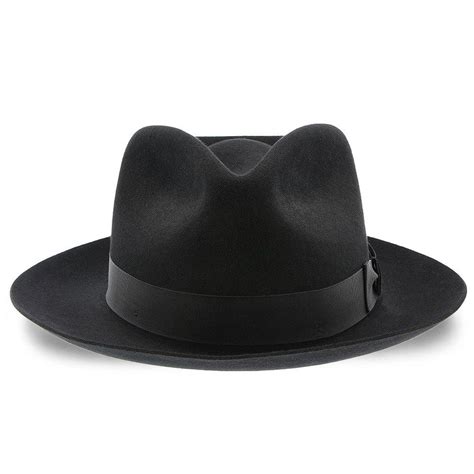 Mens Stetson Chatham Wool Felt Fedora Hat 238 In Brim